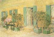 Vincent Van Gogh Exterio of a Restaurant at Asnieres (nn04) Germany oil painting reproduction
